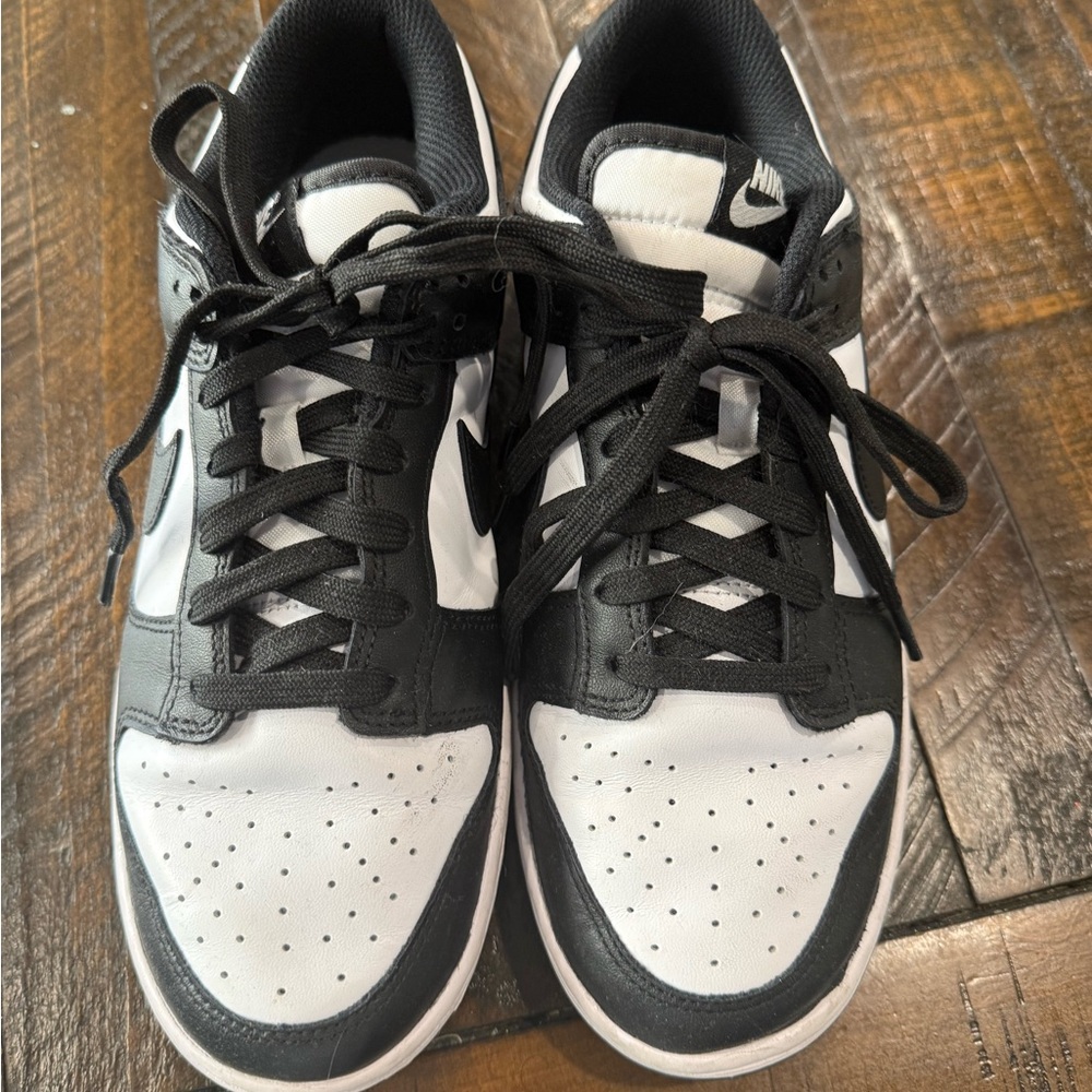 Nike Black and White Low-Top Sneakers